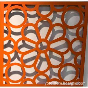 Best Selling PVDF Spray Coating Aluminum Perforated Sheet